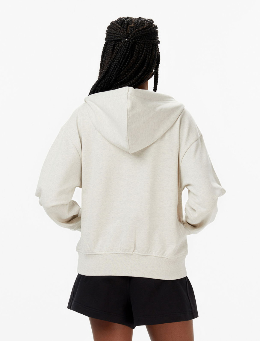 Calvin Klein Monologo French Terry Kadın Gri Sweatshirt Calvin Klein Monologo French Terry Kadın Gri Sweatshirt