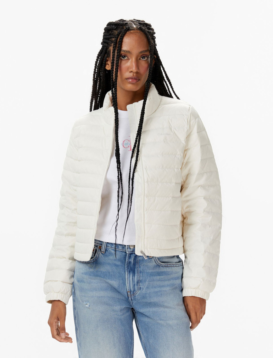 Calvin Klein Ultra Lightweight Down Puffer Kadın Mavi Ceket Calvin Klein Ultra Lightweight Down Puffer Kadın Mavi Ceket