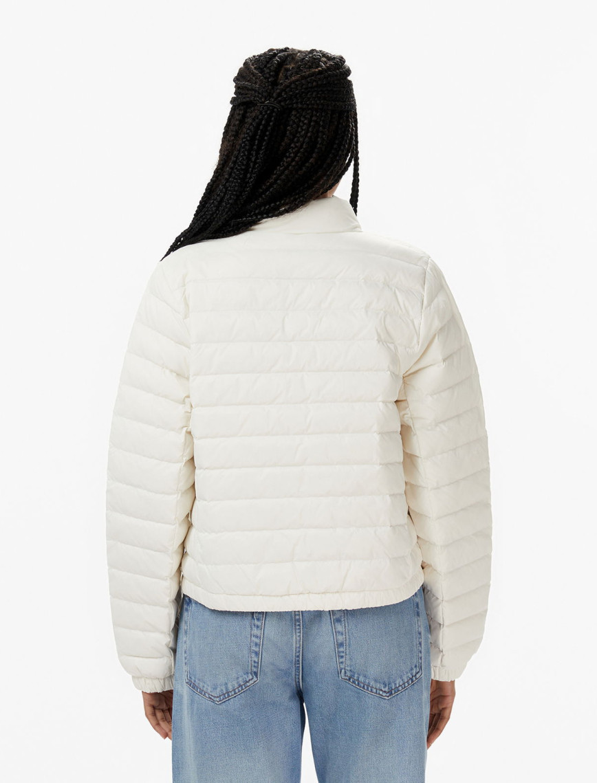 Calvin Klein Ultra Lightweight Down Puffer Kadın Beyaz Ceket Calvin Klein Ultra Lightweight Down Puffer Kadın Beyaz Ceket