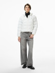 Calvin Klein Lightweight Logo Puffer Kadın Beyaz Ceket Calvin Klein Lightweight Logo Puffer Kadın Beyaz Ceket