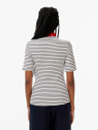 Calvin Klein Stripe Cotton Kadın Beyaz T-Shirt Calvin Klein Stripe Cotton Kadın Beyaz T-Shirt