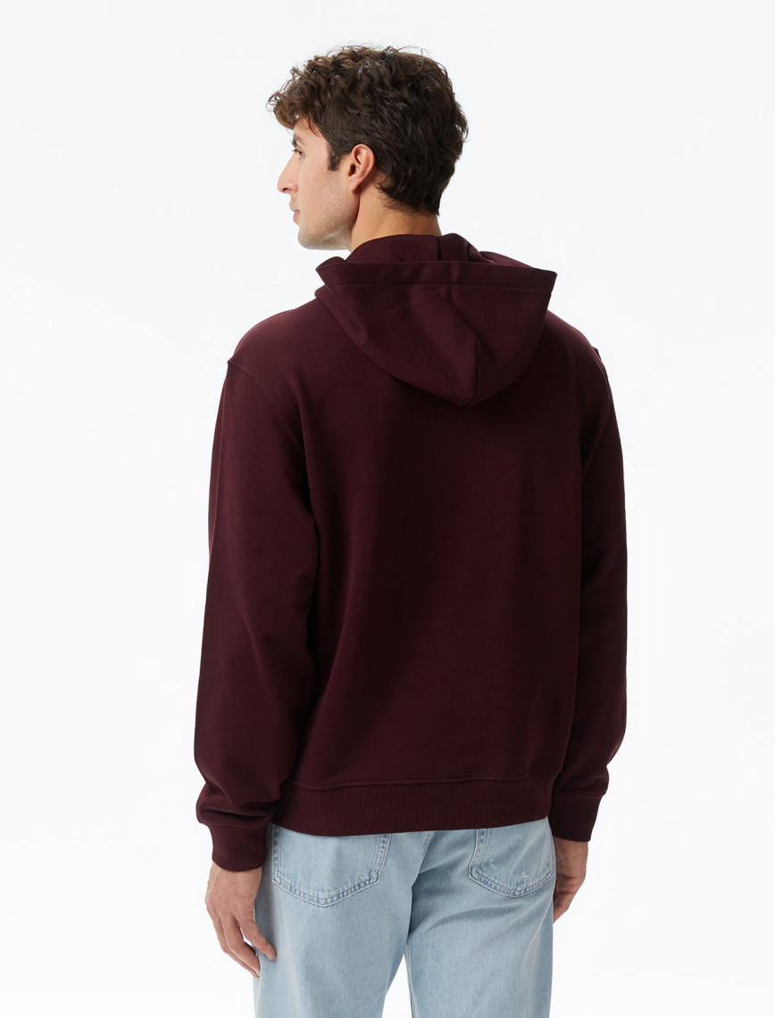 Calvin Klein Standard Logo Terry Erkek Kırmızı Sweatshirt Calvin Klein Standard Logo Terry Erkek Kırmızı Sweatshirt