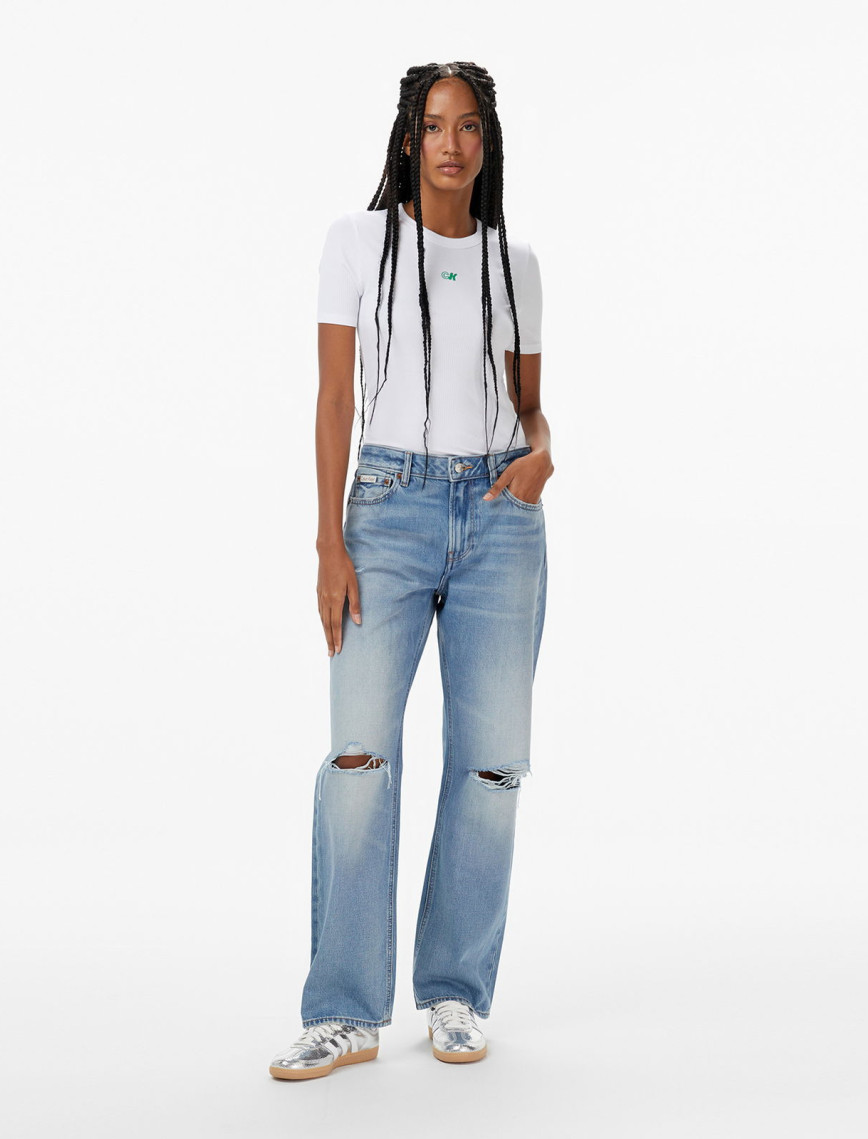 Calvin Klein Modal Essential Kadın Beyaz T-Shirt Calvin Klein Modal Essential Kadın Beyaz T-Shirt