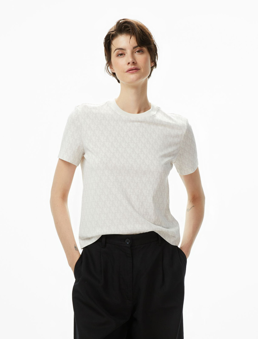 Calvin Klein Classic Kadın Beyaz T-Shirt Calvin Klein Classic Kadın Beyaz T-Shirt