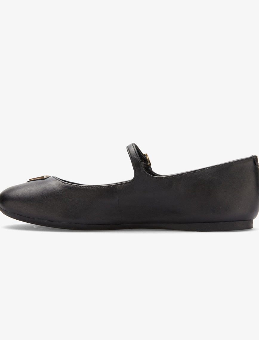 Guess Kalida Deri Kadın Siyah Babet Guess Kalida Deri Kadın Siyah Babet