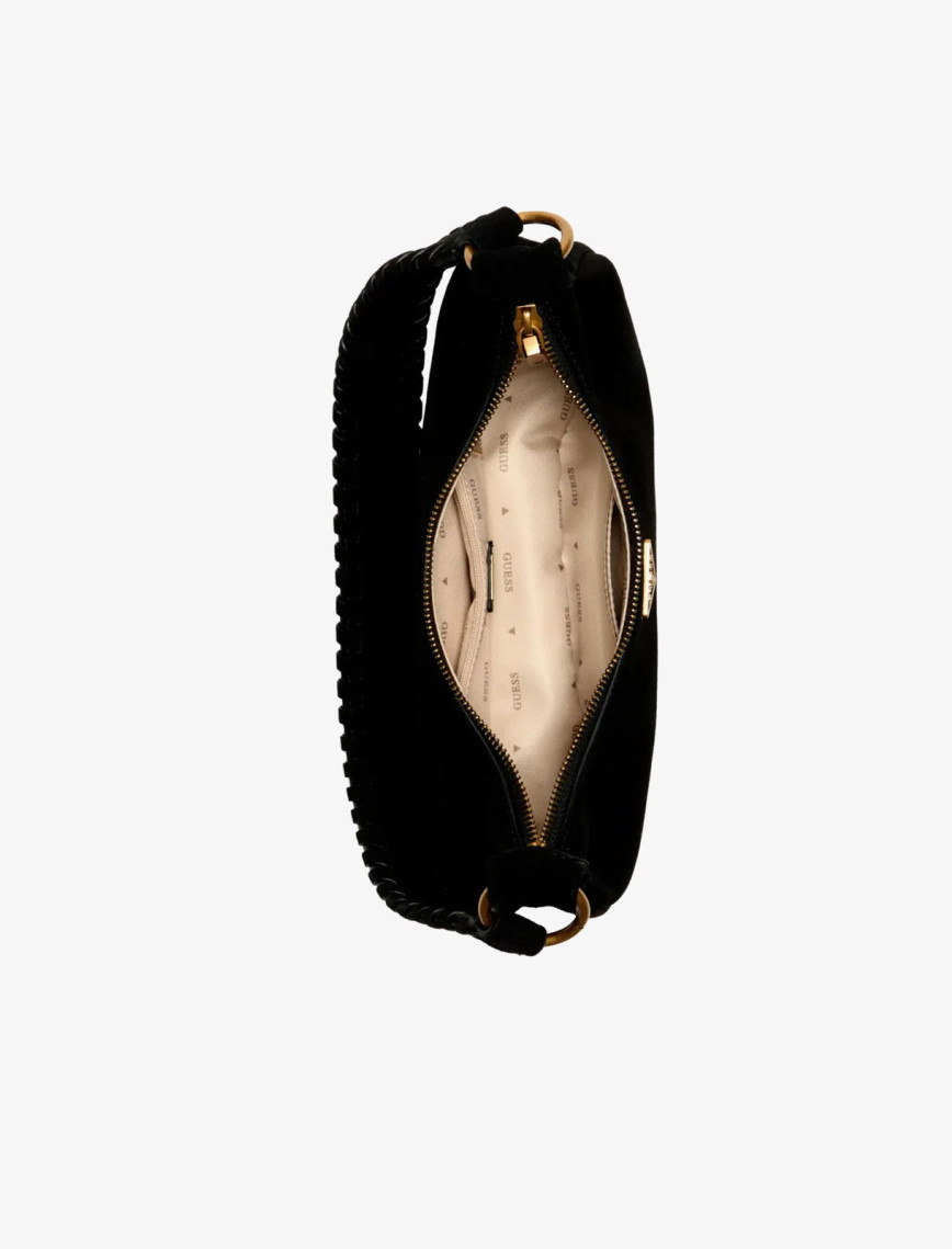 Guess Amita Deri Kadın Siyah Omuz Çantası Guess Amita Deri Kadın Siyah Omuz Çantası