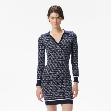 Guess Aubrey Yün Karışımlı Kadın Lacivert Elbise Guess Aubrey Yün Karışımlı Kadın Lacivert Elbise