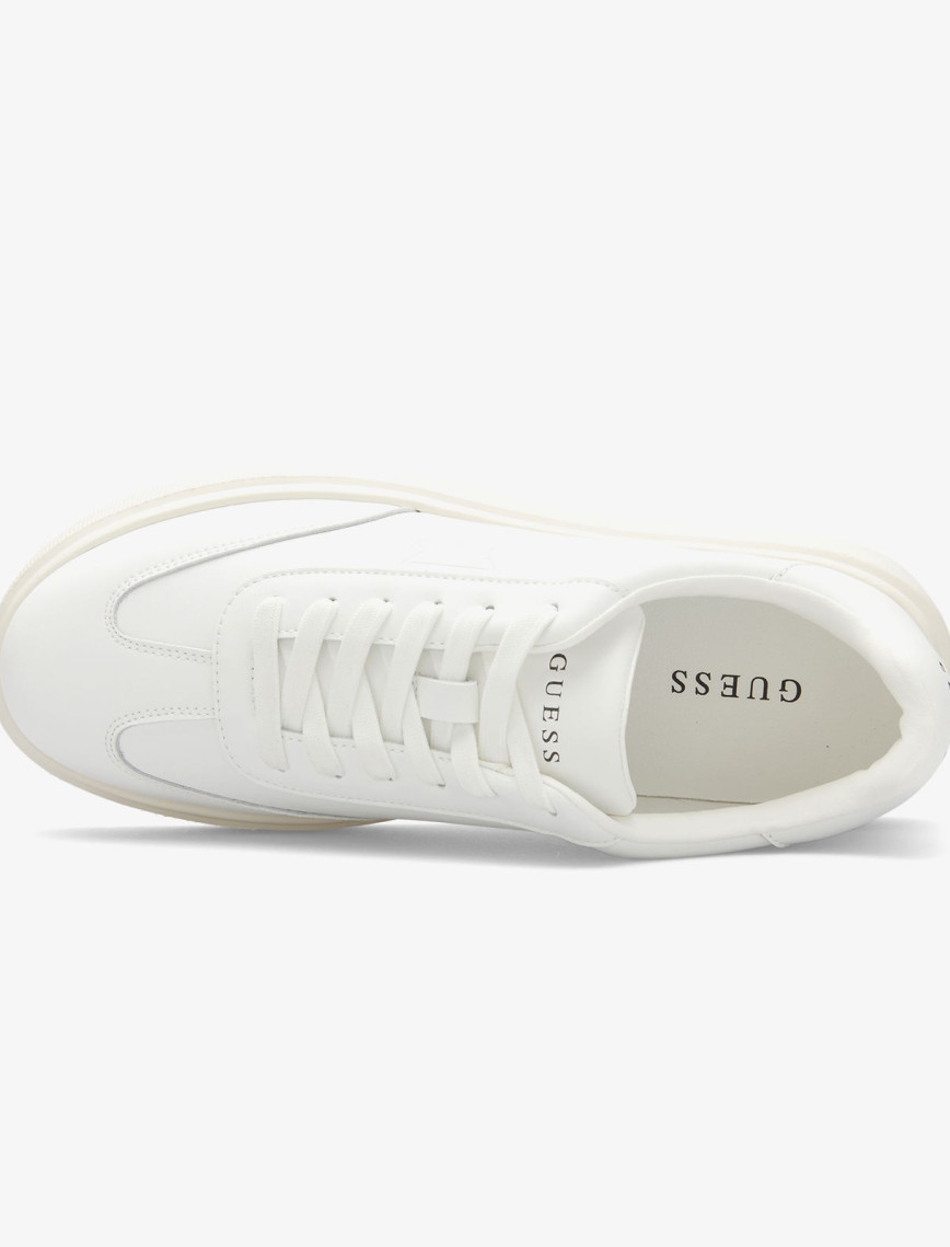Guess Plaza Deri Erkek Beyaz Sneaker Guess Plaza Deri Erkek Beyaz Sneaker