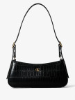 Calvin Klein Croc Small Shoulder Kadın Siyah El Çantası Calvin Klein Croc Small Shoulder Kadın Siyah El Çantası