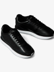 Calvin Klein Retro Runner Lace Up Kadın Siyah Sneaker Calvin Klein Retro Runner Lace Up Kadın Siyah Sneaker