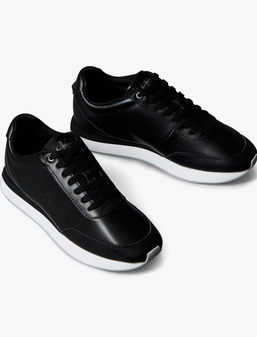 Calvin Klein Retro Runner Lace Up Kadın Siyah Sneaker Calvin Klein Retro Runner Lace Up Kadın Siyah Sneaker