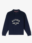 Tommy Hilfiger Graphıc Curved Artwork Çocuk Mavi Sweatshirt Tommy Hilfiger Graphıc Curved Artwork Çocuk Mavi Sweatshirt