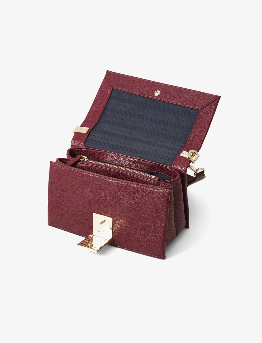 Tommy Hilfiger Her Mini Kadın Mor El Çantası Tommy Hilfiger Her Mini Kadın Mor El Çantası