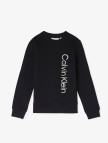 Calvin Klein Terry Side Graphic Çocuk Beyaz Sweatshirt Calvin Klein Terry Side Graphic Çocuk Beyaz Sweatshirt