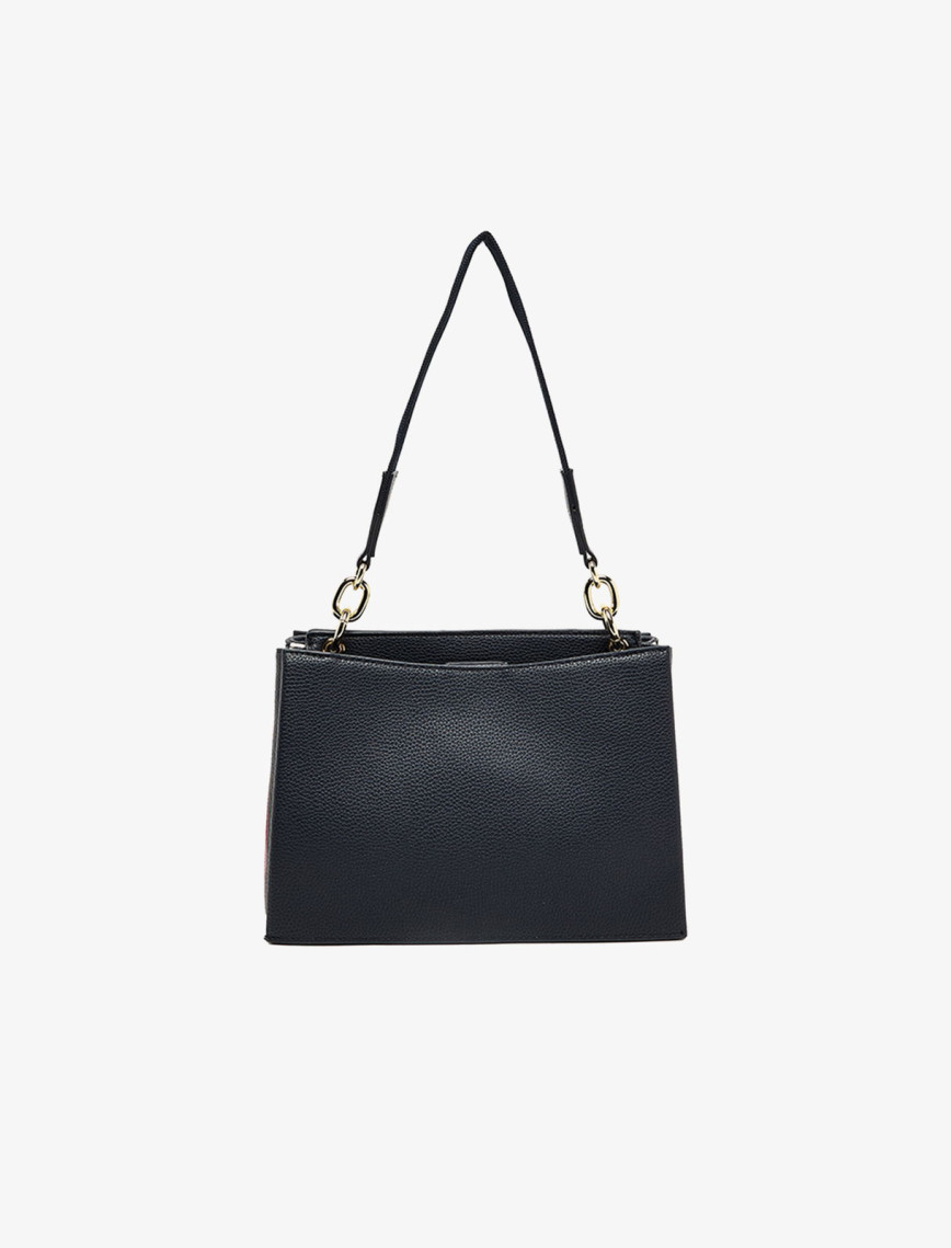 Tommy Hilfiger Her Satchel Kadın Mavi El Çantası Tommy Hilfiger Her Satchel Kadın Mavi El Çantası