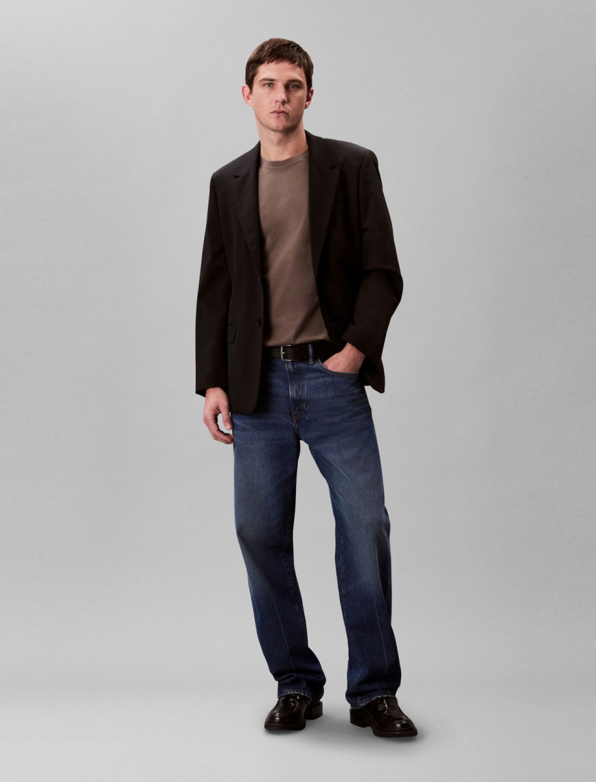 Calvin Klein Smooth Cotton Solid Erkek Gri T-Shirt Calvin Klein Smooth Cotton Solid Erkek Gri T-Shirt