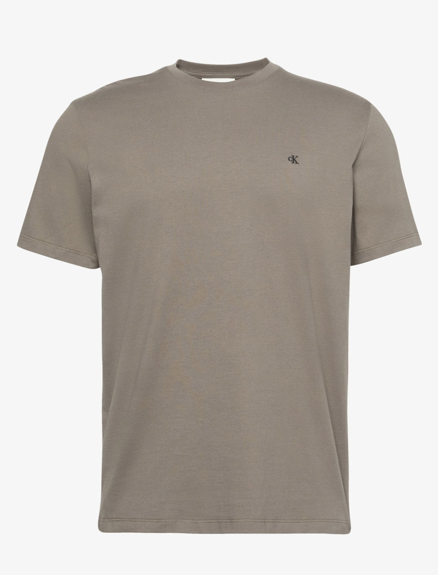 Calvin Klein Smooth Cotton Solid Erkek Gri T-Shirt Calvin Klein Smooth Cotton Solid Erkek Gri T-Shirt