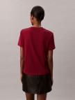 Calvin Klein Logo Classic Kadın Kırmızı T-Shirt Calvin Klein Logo Classic Kadın Kırmızı T-Shirt