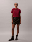 Calvin Klein Logo Classic Kadın Kırmızı T-Shirt Calvin Klein Logo Classic Kadın Kırmızı T-Shirt