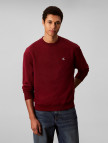 Calvin Klein Terry Monogram  Erkek Kırmızı Sweatshirt