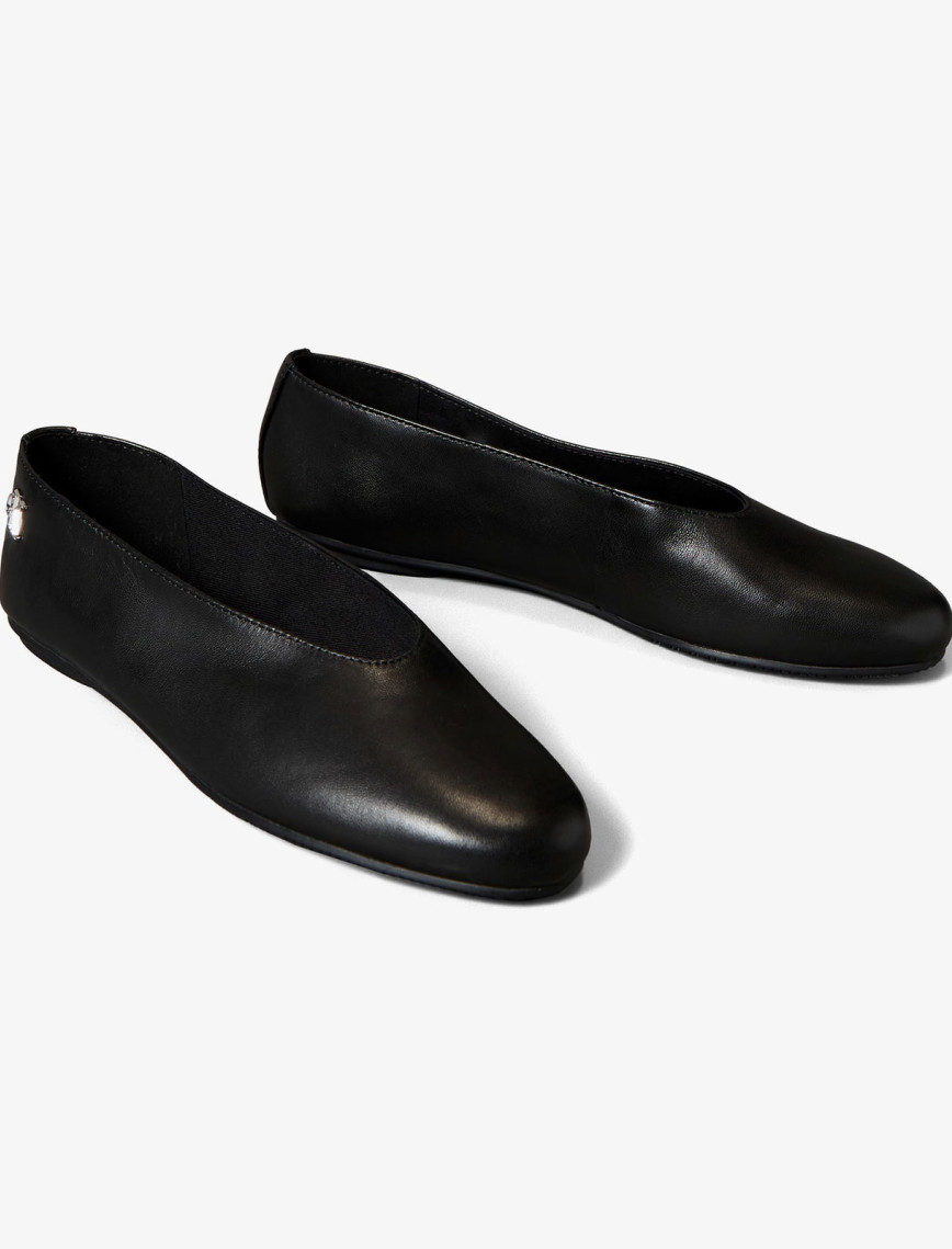 Calvin Klein Round Ballerina Kadın Siyah Günlük Ayakkabı