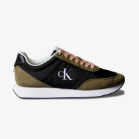 Calvin Klein Retro Runner Lace Up Kadın Siyah Sneaker Calvin Klein Retro Runner Lace Up Kadın Siyah Sneaker