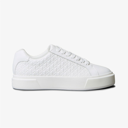 Calvin Klein Basket Lace Up Kadın Beyaz Sneaker