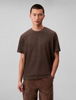 Calvin Klein Stretch Cotton Pique Nano Erkek Gri T-Shirt Calvin Klein Stretch Cotton Pique Nano Erkek Gri T-Shirt