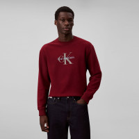 Calvin Klein Terry Monologo Erkek Kırmızı Sweatshirt Calvin Klein Terry Monologo Erkek Kırmızı Sweatshirt