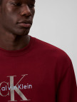 Calvin Klein Terry Monologo Erkek Kırmızı Sweatshirt Calvin Klein Terry Monologo Erkek Kırmızı Sweatshirt