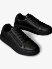 Calvin Klein Classic Cup Lace Up Zip Erkek Siyah Sneaker Calvin Klein Classic Cup Lace Up Zip Erkek Siyah Sneaker