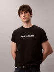 Calvin Klein Stack Graphic Erkek Siyah T-Shirt Calvin Klein Stack Graphic Erkek Siyah T-Shirt