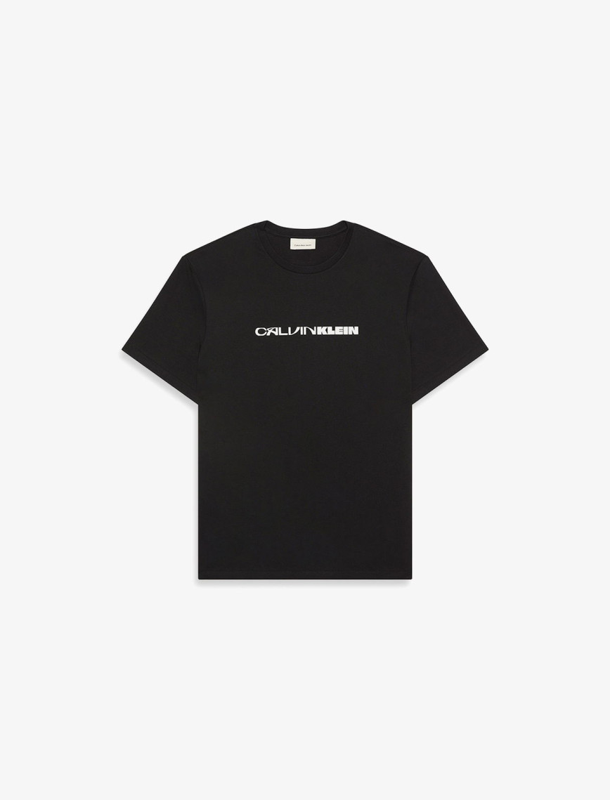 Calvin Klein Stack Graphic Erkek Siyah T-Shirt Calvin Klein Stack Graphic Erkek Siyah T-Shirt