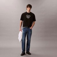 Calvin Klein Cursive Graphic Erkek Siyah T-Shirt Calvin Klein Cursive Graphic Erkek Siyah T-Shirt