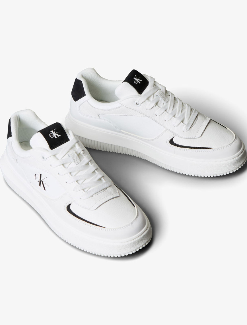 Calvin Klein Chunky Cupsole Low Erkek Beyaz Sneaker Calvin Klein Chunky Cupsole Low Erkek Beyaz Sneaker