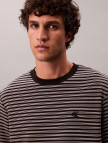 Calvin Klein Striped Ottoman Erkek Siyah T-Shirt Calvin Klein Striped Ottoman Erkek Siyah T-Shirt