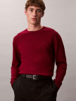 Calvin Klein Merino Crew Erkek Kırmızı Triko Calvin Klein Merino Crew Erkek Kırmızı Triko