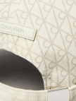 Calvin Klein Emblem Print Leather Patch  Kadın Haki Şapka