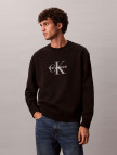 Calvin Klein Terry Monologo Erkek Siyah Sweatshirt Calvin Klein Terry Monologo Erkek Siyah Sweatshirt