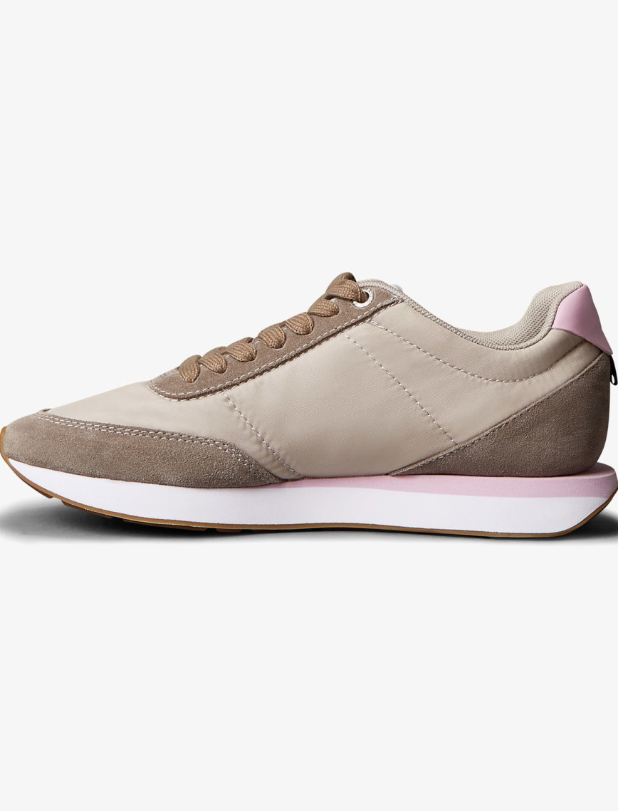 Calvin Klein Retro Runner Lace Up Kadın Yeşil Sneaker Calvin Klein Retro Runner Lace Up Kadın Yeşil Sneaker