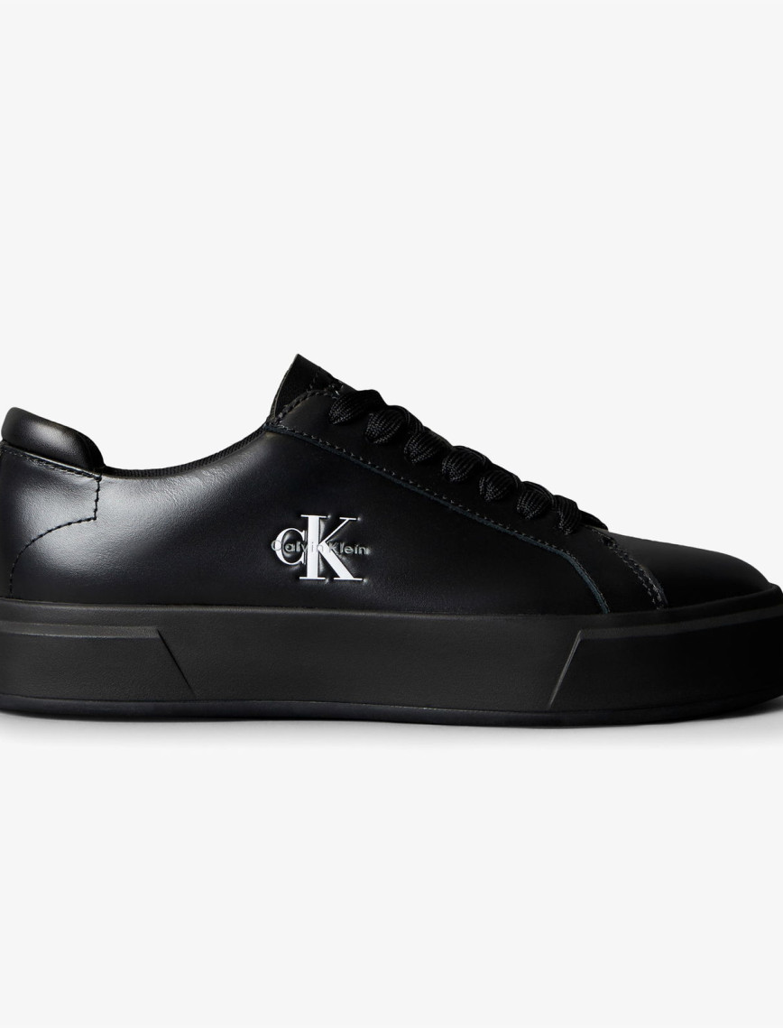 Calvin Klein Basket Cupsole Lace Up  Kadın Siyah Sneaker