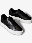Calvin Klein Basket Lace Up Kadın Siyah Sneaker