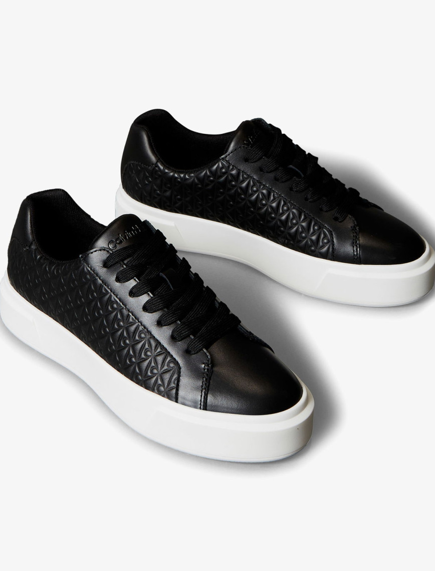 Calvin Klein Basket Lace Up Kadın Siyah Sneaker