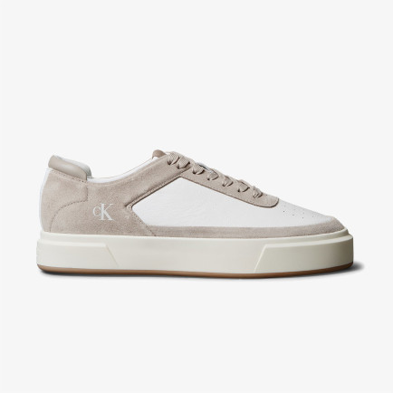 Calvin Klein Basket Cupsole Lace Up Erkek Beyaz Sneaker Calvin Klein Basket Cupsole Lace Up Erkek Beyaz Sneaker