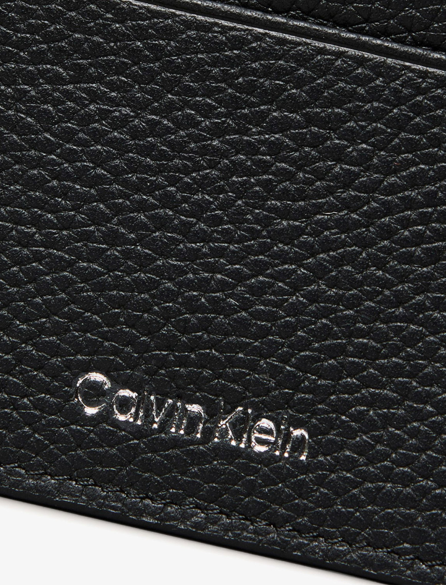 Calvin Klein Foil Emboss Erkek Siyah Kartlık Calvin Klein Foil Emboss Erkek Siyah Kartlık