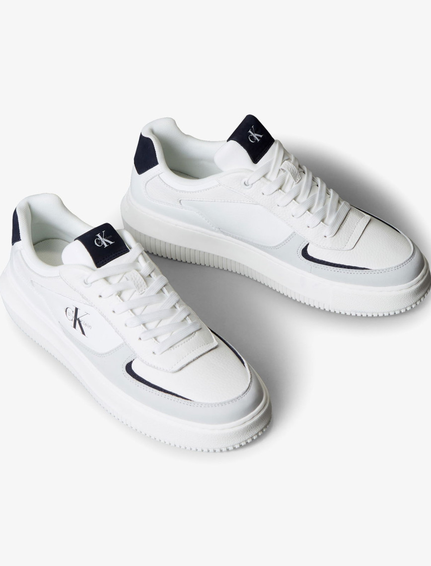 Calvin Klein Chunky Cupsole Low Erkek Beyaz Sneaker Calvin Klein Chunky Cupsole Low Erkek Beyaz Sneaker
