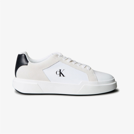 Calvin Klein Chunky Cupsole Lace Up Mix Erkek Beyaz Sneaker Calvin Klein Chunky Cupsole Lace Up Mix Erkek Beyaz Sneaker
