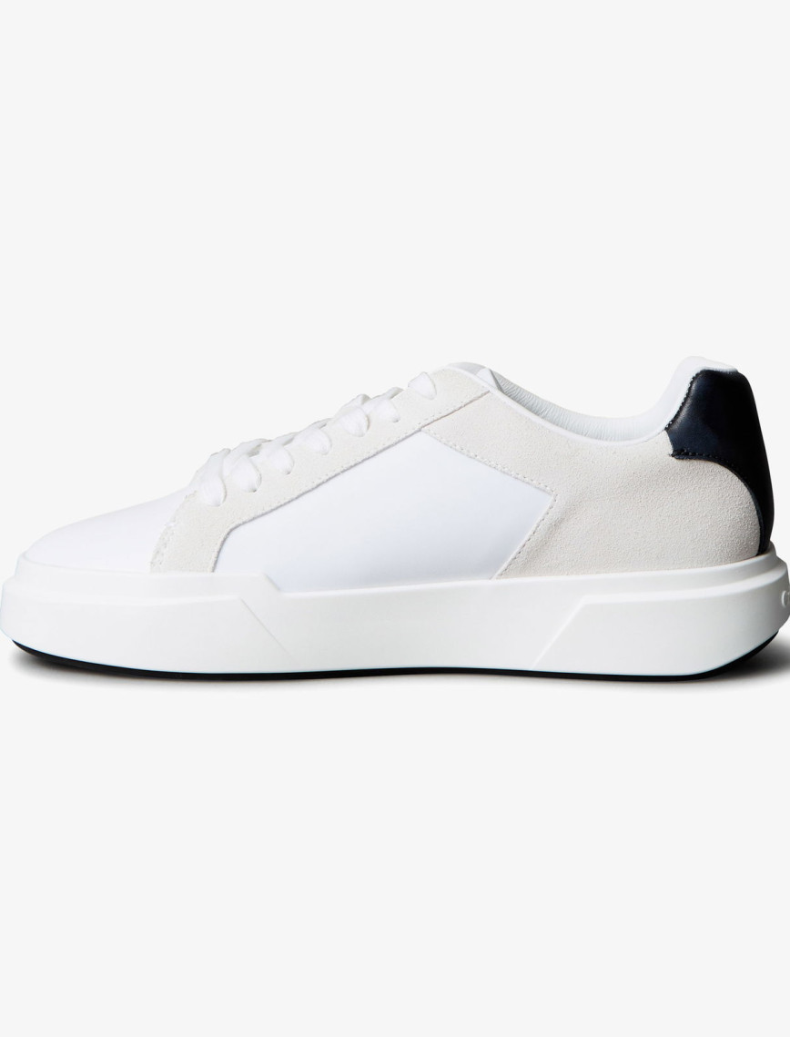 Calvin Klein Chunky Cupsole Lace Up Mix Erkek Beyaz Sneaker Calvin Klein Chunky Cupsole Lace Up Mix Erkek Beyaz Sneaker