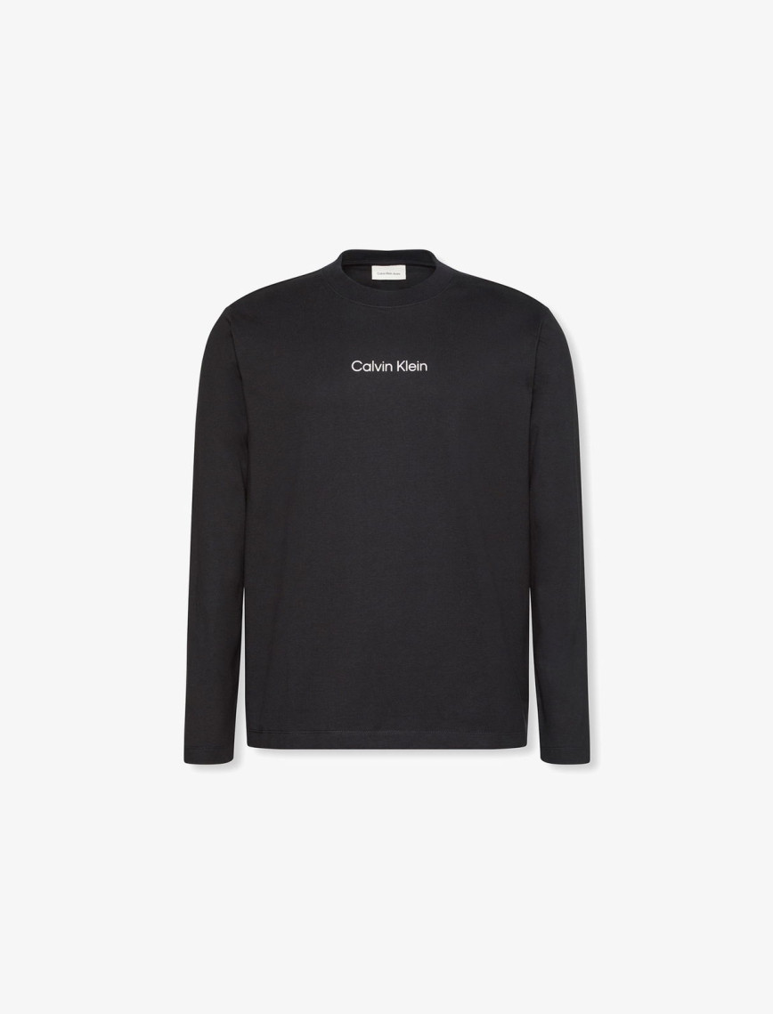 Calvin Klein Standard Logo Crew Erkek Siyah T-Shirt Calvin Klein Standard Logo Crew Erkek Siyah T-Shirt