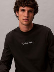 Calvin Klein Standard Logo Crew Erkek Siyah T-Shirt Calvin Klein Standard Logo Crew Erkek Siyah T-Shirt